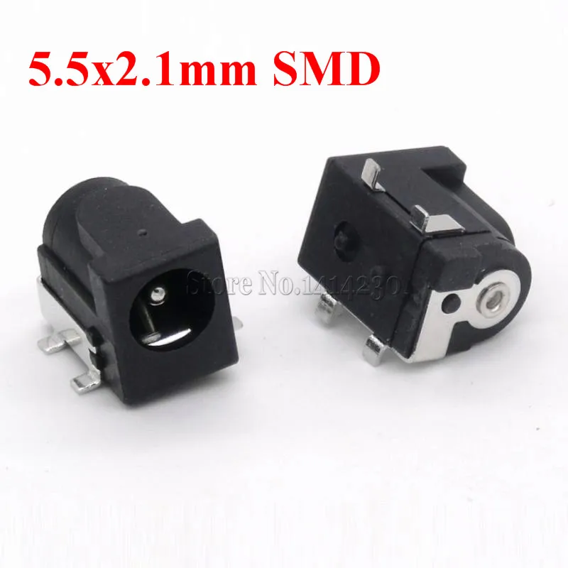 10PCS SMD DC 005 DC 050 DC Power Jack Socket Connector DC005 5.5*2.1mm