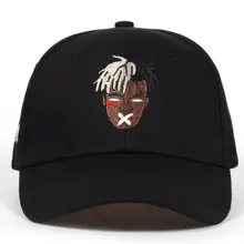 Новинка, xxxtentacion, хип-хоп, певица, бейсболка для мужчин и женщин, летняя хлопковая шляпа, модные кепки, высокое качество, вышивка, шляпы для папы
