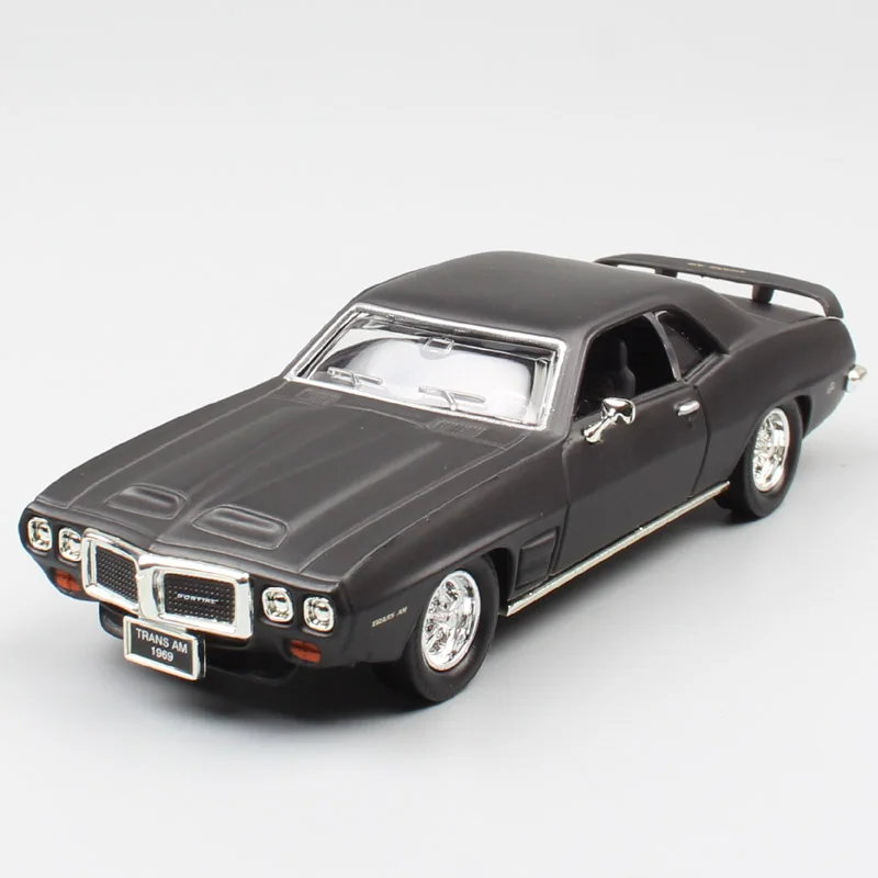 Road Signature 1/43 Scale Small 1969 Pontiac Firebird Trans AM Miniatures Diecast & Vehicles Muscle Car Model Toy Yat Ming