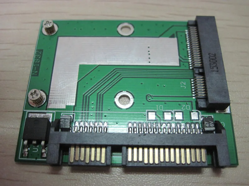 5 см низкий профиль mSATA к SATA3 SATA 3 адаптер конвертер карты для ноутбука Тетрадь 2