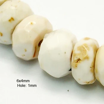 

10 Strand Dyed Natural Beads Strands, Faceted Abacus Bead for jewelry making DIY bracelet necklace Bead accessories F80