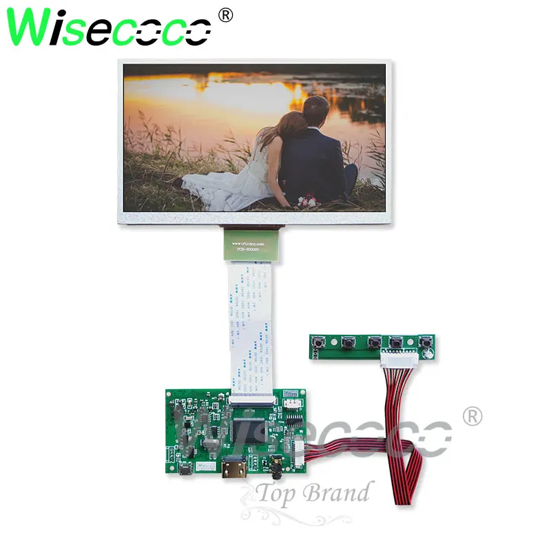 

7 inch 800*480 screen LCD display AT070TN94 Driver Board HDMI Control Monitor For Raspberry