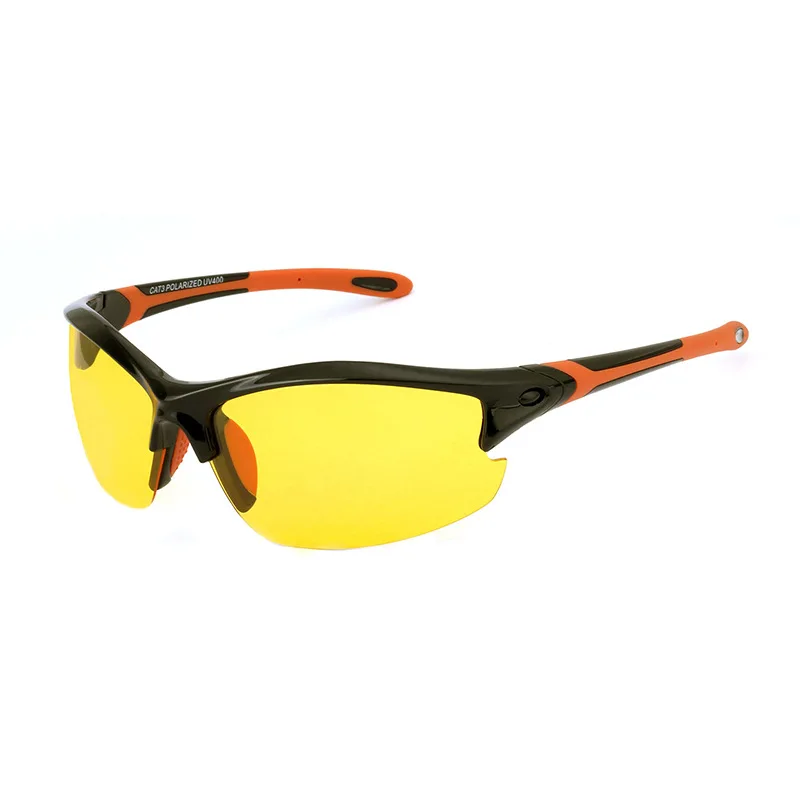Sireck UV400 Поляризованные спортивные солнцезащитный очки Для женщин Для мужчин на открытом воздухе Рыбалка очки Сверхлегкий TR90 велосипеда езда на велосипеде вождения Очки для походов - Цвет: Цвет: желтый