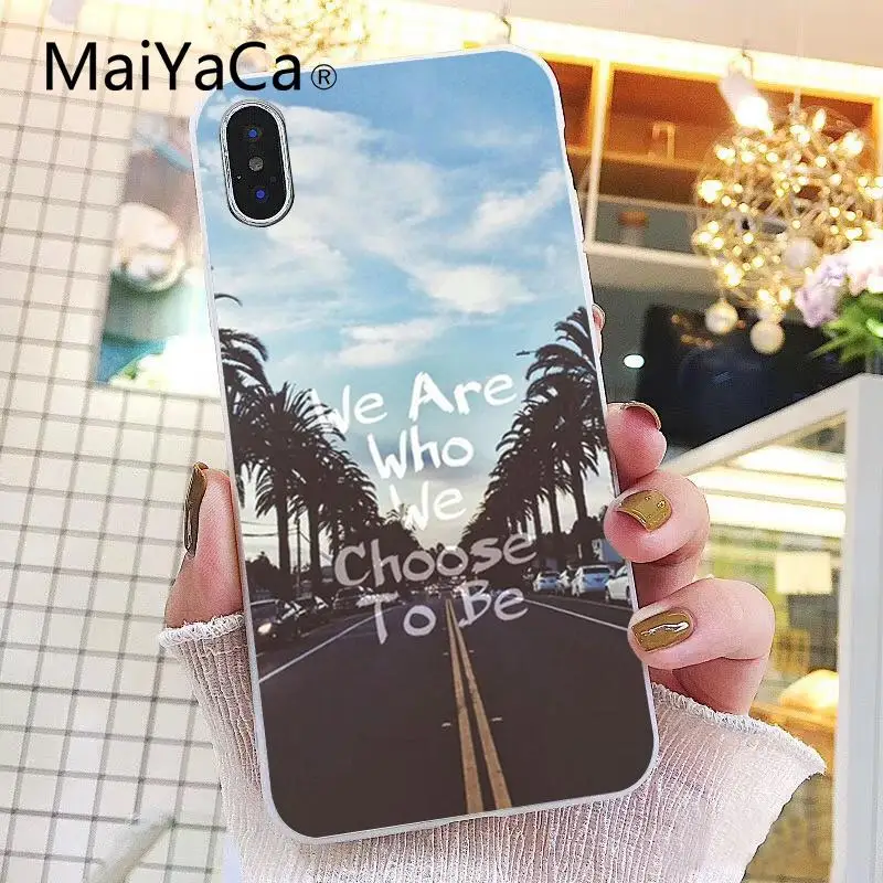 Чехол Maiyaca Believe City Words Luxury Уникальный дизайн PhoneCase для iPhone 8 7 6 6S Plus X XS MAX 5 5S SE XR