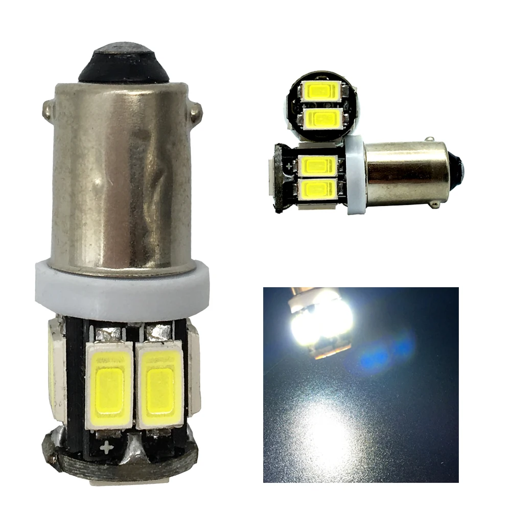 200 X работающего на постоянном токе 12 В в BA9S 1895 57 T4W 182 5630 SMD 10 светодиодный интерьер автомобиля Фары Лампочка для машины свет автомобиль стиль белый Hign люмена