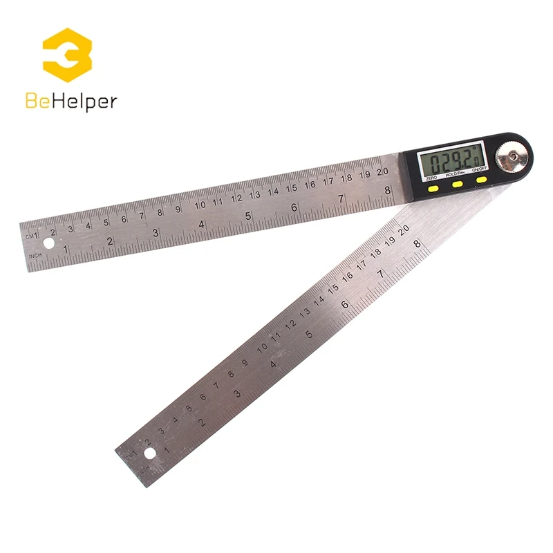 BeHelper 200mm Digital Angle Ruler Finder Protractor Inclinometer