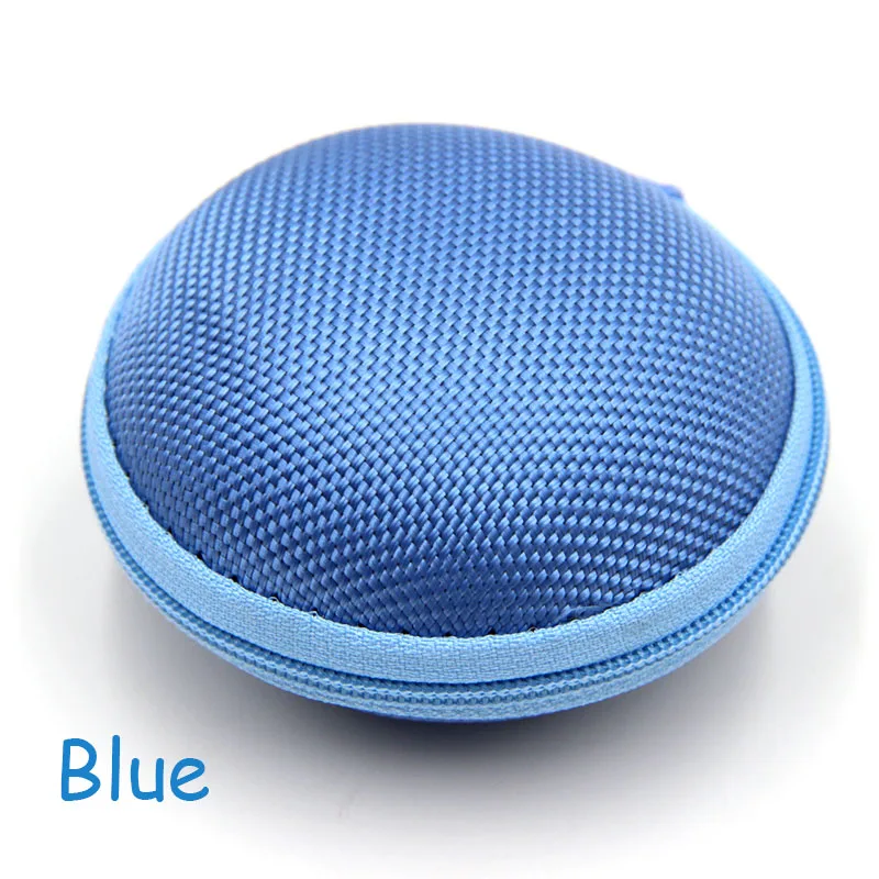 

Sooneeya Portable Mini Round Coin Purse Bag for Earphone Headphone SD TF Cards Cable Cord Wire Storage Key Wallet 8x5cm 7 Colors