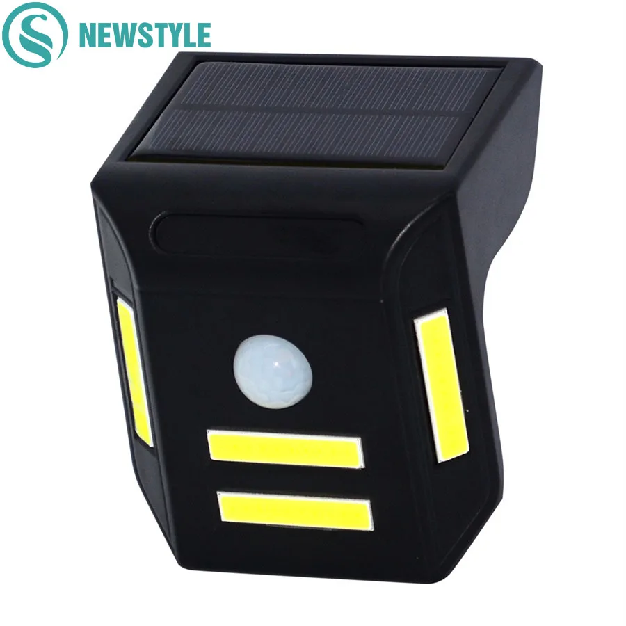 4 COB Solar Wall Lamps Waterproof IP64 PIR Motion Sensor LED Solar Lights Emergency For Outdoor Garden Yard Pathway Street Light цена 4 COB Solar Wall Lamps Waterproof IP64 PIR Motion Sensor LED Solar Lights Emergency For Outdoor Garden Yard Pathway Street Light цены онлайн
