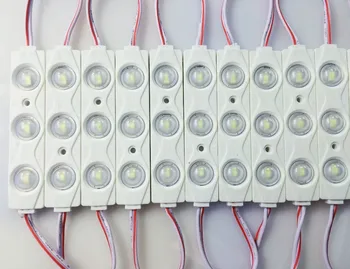 

1.5W 5730 Injection LED Module with len 3leds/piece160 Angle DC12V Waterproof IP65 Warm white/cool white/Red/Green/Blue/Yellow