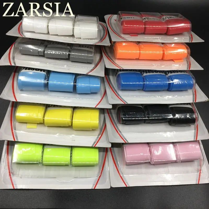 

Viscous (1pack=3pcs) Tennis Racket Overgrips ZARSIA Wearable Tenis Overgrip sticky Racquets Hand Glue Badminton Over grip