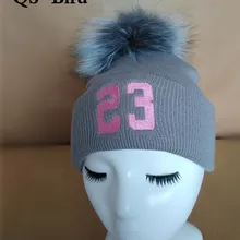 Осенне-зимняя женская шапка, вязаная шапка из шерсти для девочек, Brands23, шапочки с помпонами, зимняя шапка бини для женщин, теплая шапка