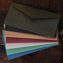 22*11 см Европейский стиль 9 однотонных цветов Ретро Конверт Винтаж Высокое качество хорошее приглашение конверт 10 шт. в партии 756