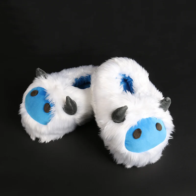 

2 Types Kawaii Mei Snow Monster Warm Slippers For Casual Life CG Rise and Shine Meiling Zhou Design Slippers Mei Cosplay Shoes