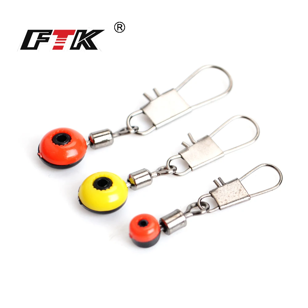FTK Connector 1 Pack 5PC/lot Bearing Fishing Swivel With Coast Look