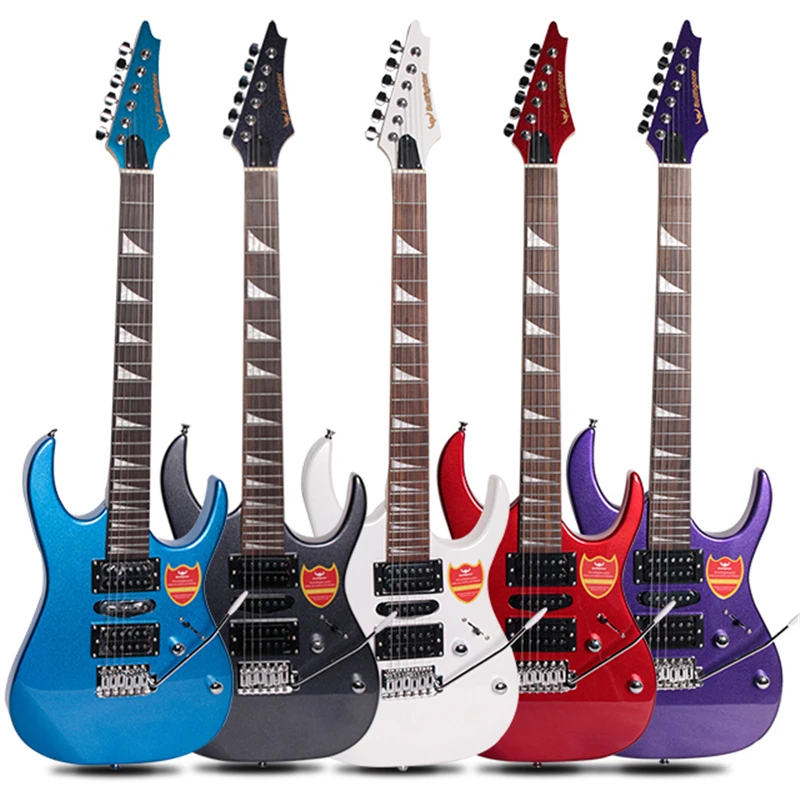 

Bullfighter D-150 Professional Electric Guitar Double Harp Tremolo Shake Beginner Introduction Rock Electric Guitar