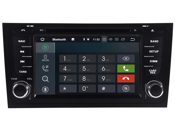 Excellent Android 8.0 8 cores 4gb RAM car dvd player for AUDI A6 S6 RS6 1997-2004 ips screen headunits tape recorder radio gps navigation 1