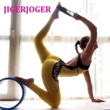 JIGERJOGER женский цельный комбинезон для йоги, пилатеса, баланса тела, боди с открытой спиной, бразильский стиль, круглый вырез, halte, спортивный комбинезон