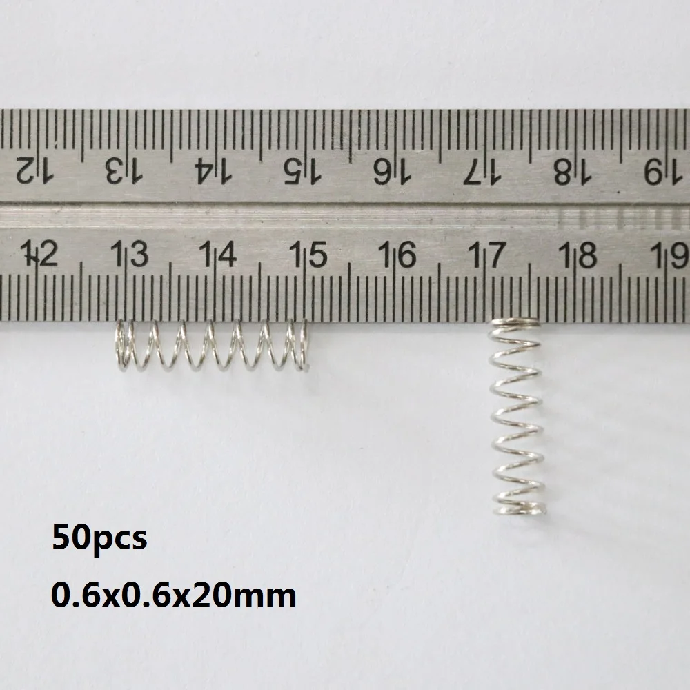 

3D printer accessories / Springs / Compression springs 50pcs 0.6*6*20mm free shipping