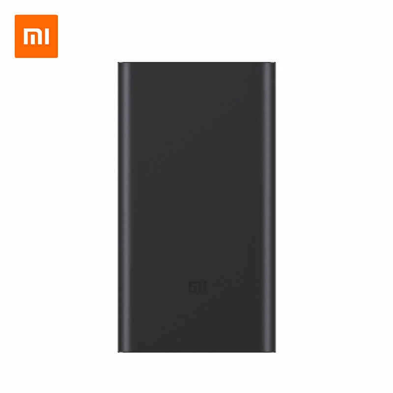 Original Xiaomi Mi 10000mAh Power Bank 2 Quick Charge 10000 MAh Powerbank 2nd External Battery Slim