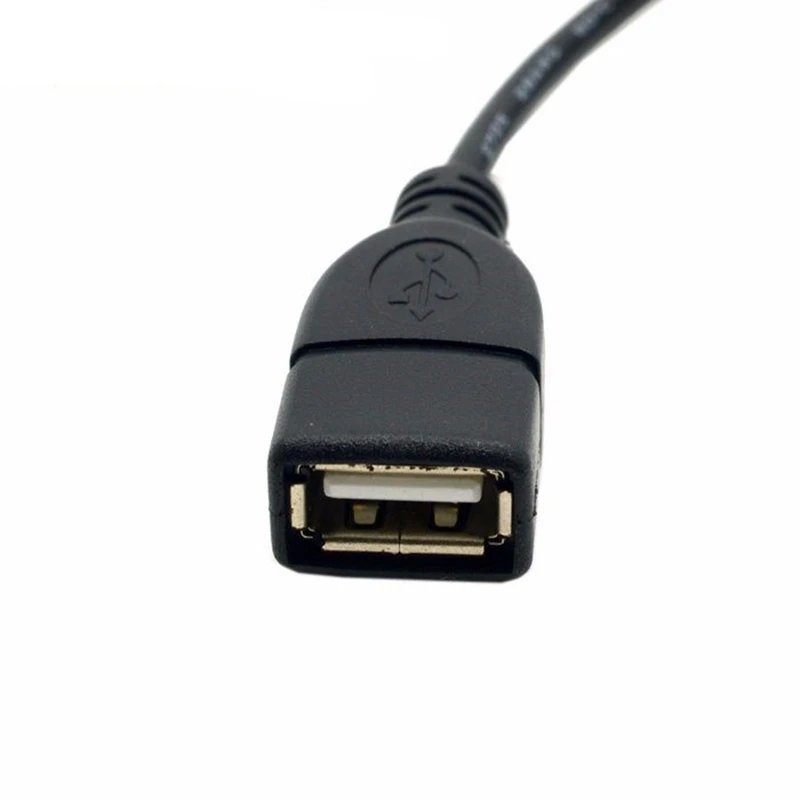 Konvensi Mini USB 2.0 OTG Kabel Mini USB Otg Kabel Data Adapter pria terhadap wanita untuk Tablet PC/MP3/ponsel/GPS 10 cm