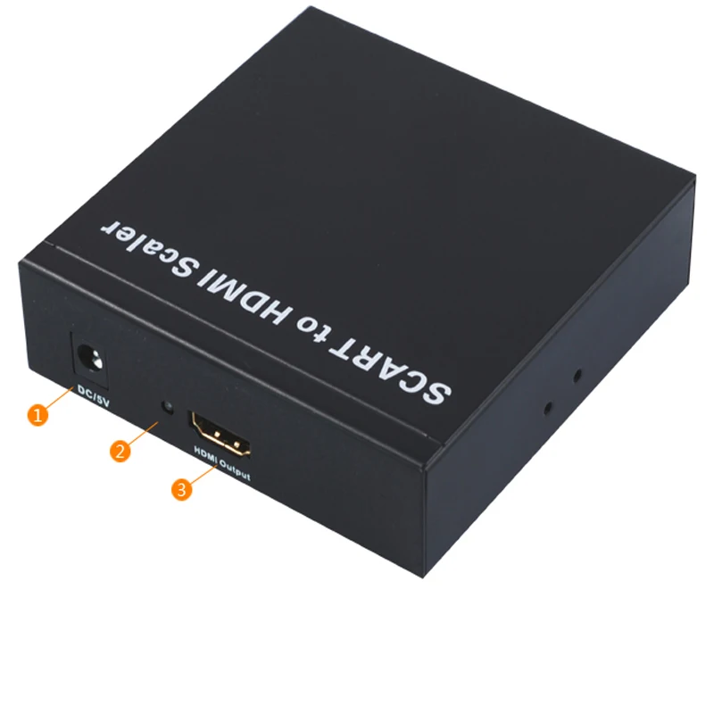 ЕС из Scart в HDMI конвертер для снятия зубного камня кабель адаптер с адаптером