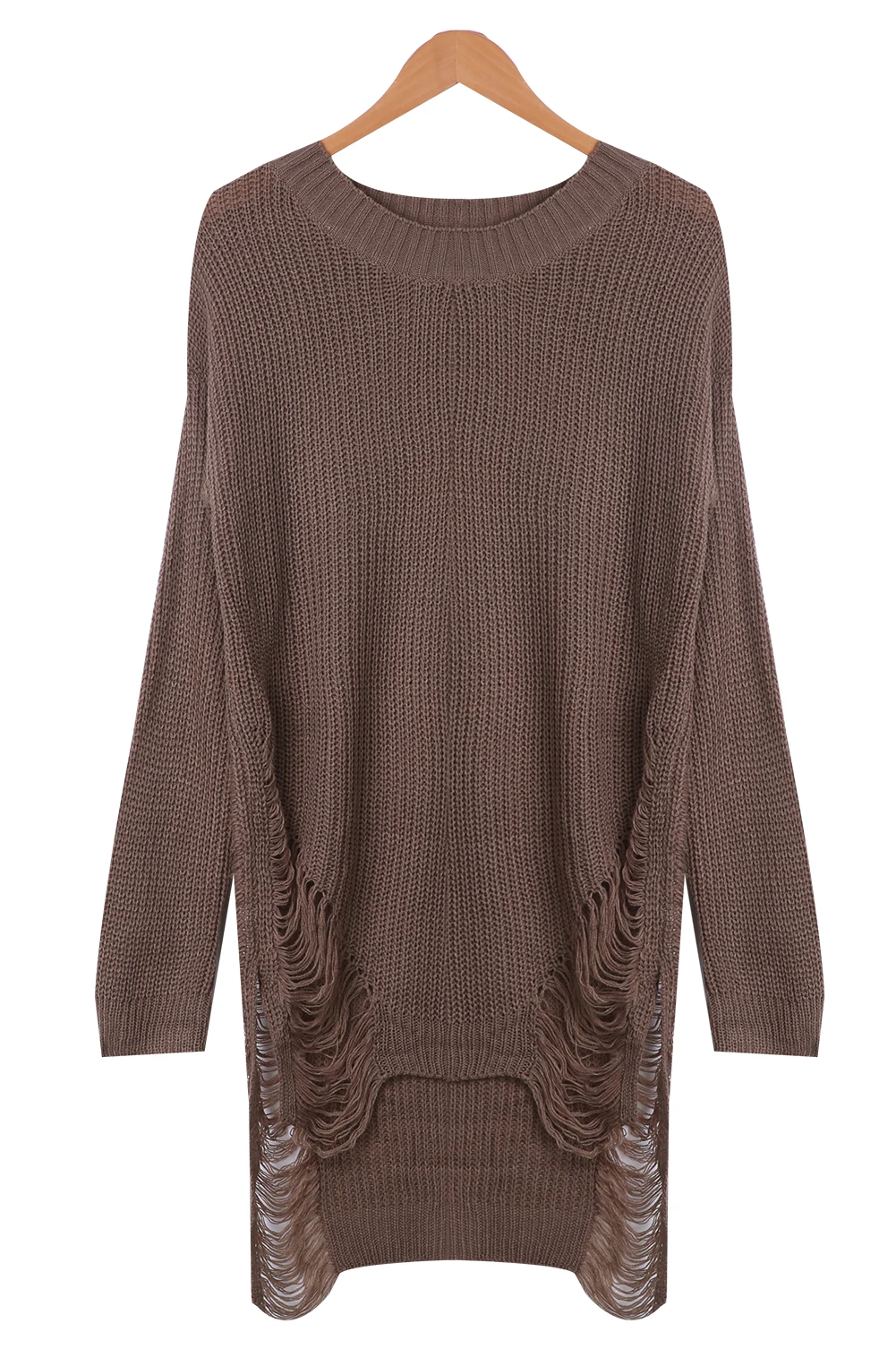 Women Long Sleeve Oversized Ladies Knitted Sweater Warm Winter Pullover Knitwears Stylish Womens Loose Sweaters | Женская одежда