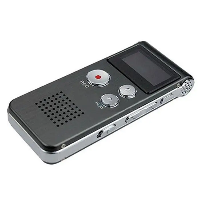 Mini Portable Digital Voice Recorder Rechargeable Dictaphone 8GB MP3 Player One key recording, very convenient