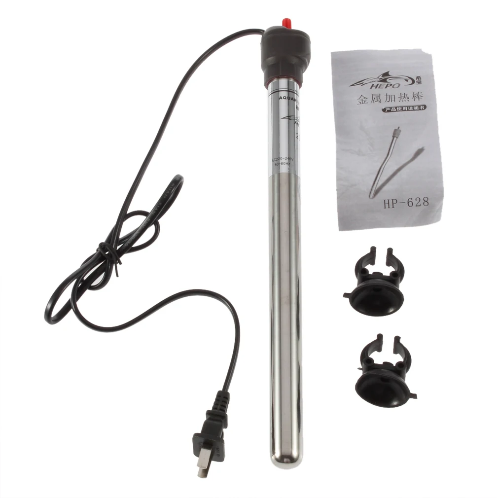 3pcs Xi Bao stainless steel thermostat heating rods aquarium fish tank