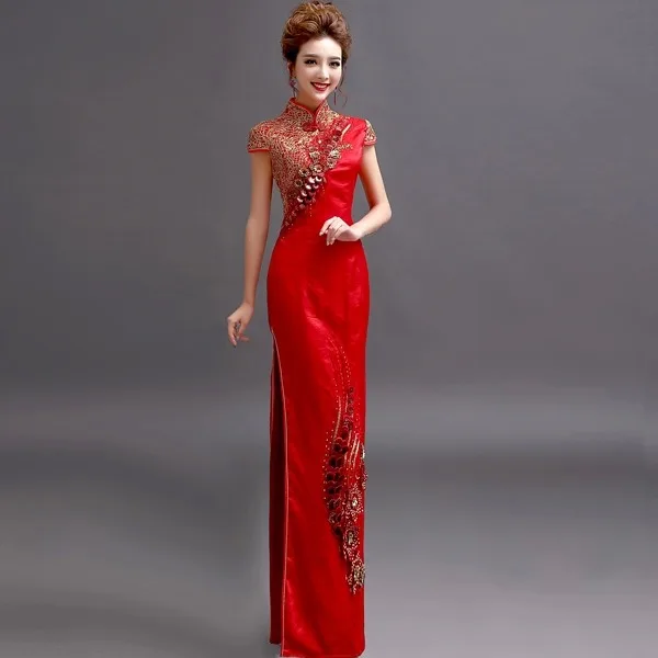 Gold Chinese Dresses