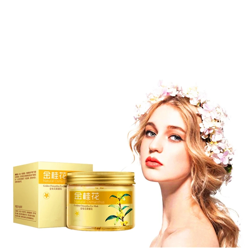 

Osmanthus Lighting Eyes Gel Anti Wrinkle Eye Mask Anti-Puffiness Dark Circle Anti-Aging Moisturizing Eye Patches 80Pcs/bottle