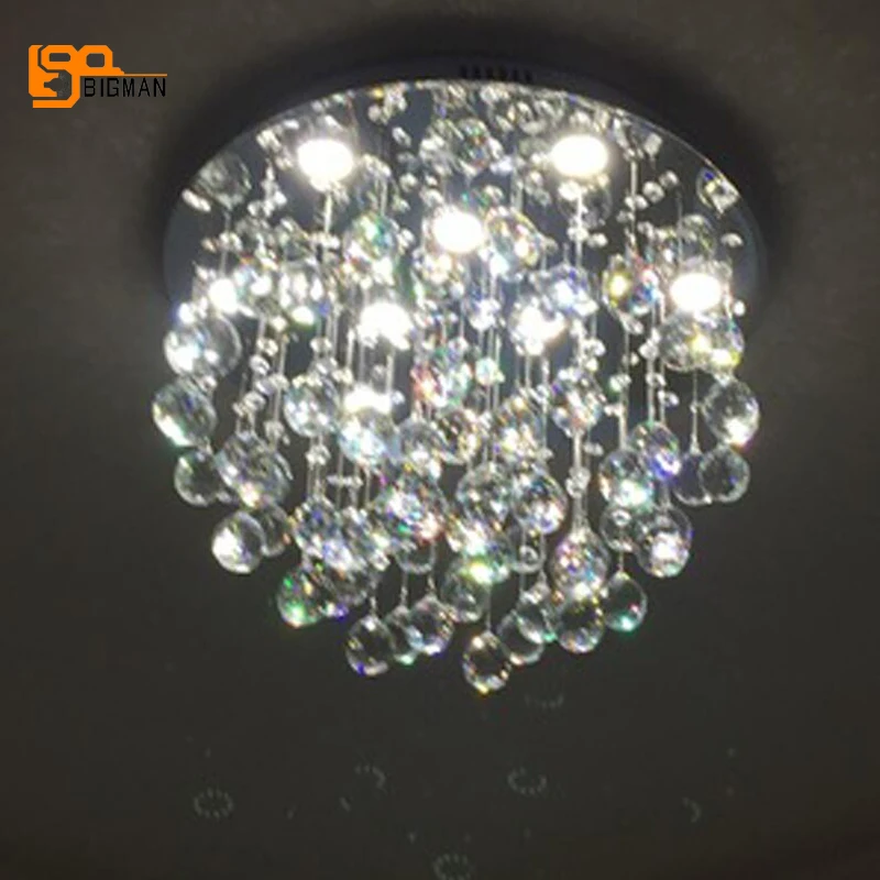

new design modern crystal lights chandelier ceiling fixtures AC110V 220V living room bedroom lamp