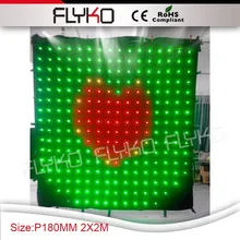Flyko занавес rgb led занавес видео