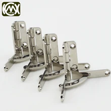 Set de charnières en alliage de Zinc, 30x33mm, 10 pièces, en stock, pour boîtes d'humidificateurs/étui à cigare, charnière twin avec vis W-030