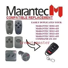 Marantec 2 peças Brand new rainproof 433Mhz Da Porta Da Garagem/Portão transmissor de substituição muito