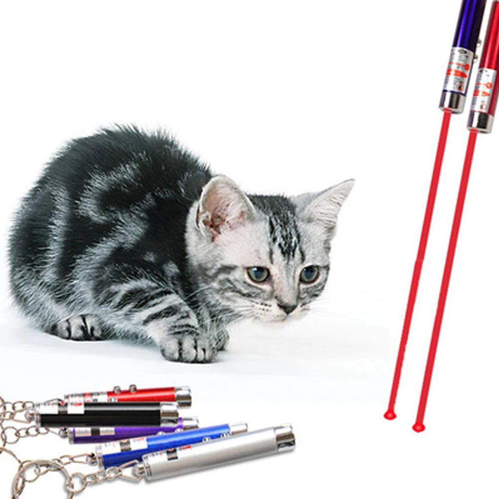 

MEIBY Cat Toys, Cat Catch LED Pointer Pen Light Cat Training Toy Tool (Random Color)