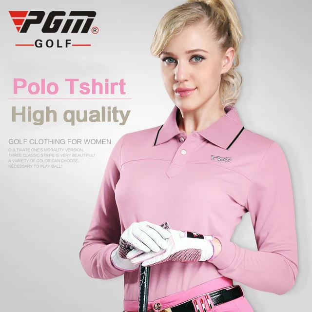PGM authentic womens golf shirts dry quick Polo t shirts pour femmes