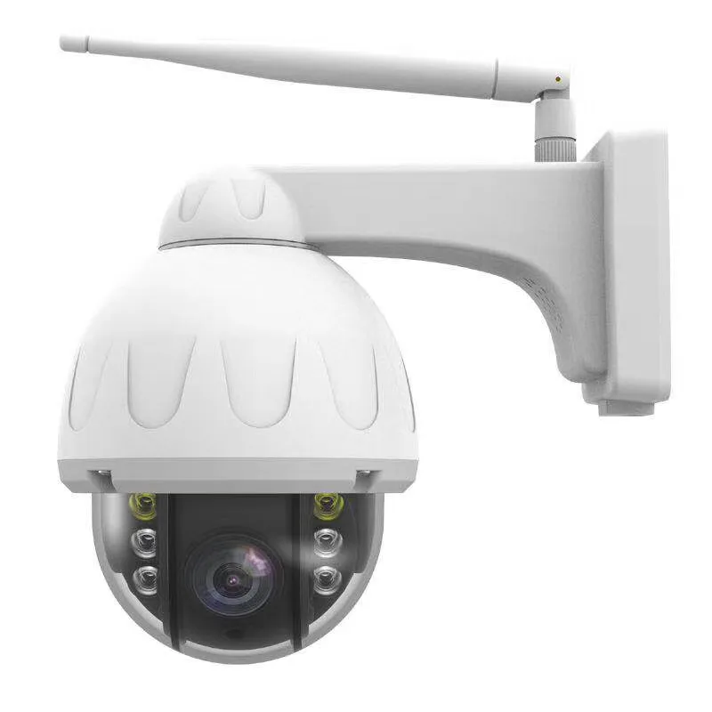 

2MP 1080P PTZ Wireless WiFi IP Camera 4X Zoom DualLight Source Motion Detection Tracking Outdoor Waterproof Security CCTV Camera