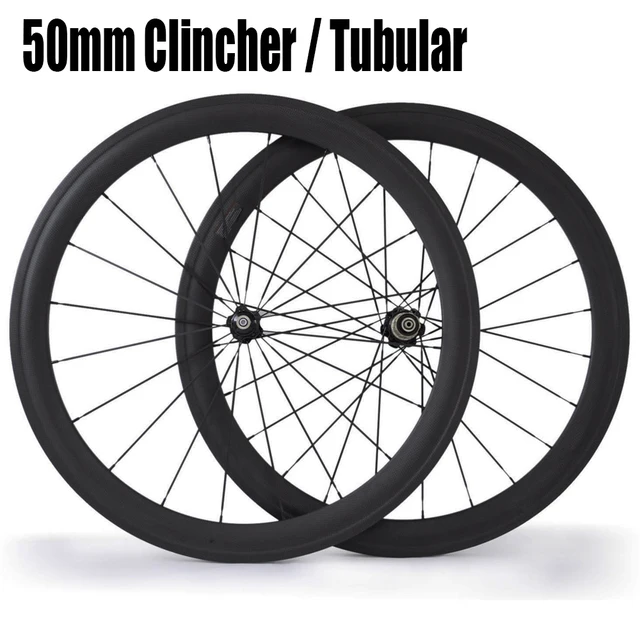 Best price at $329 Cheap Novatec F271SB/R372SB Hub 50mm Clincher Tubular Carbon Bike Wheels Racing Road Bike Carbon Wheelset