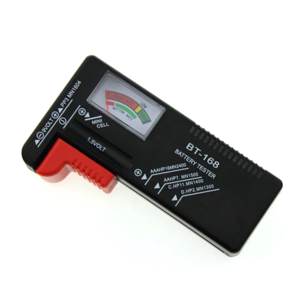 10,5x4x2,5 см универсальные бытовые индикаторы тестер батареи проверка 1,5 в AA AAA 9 в все виды кнопочных ячеек- M25