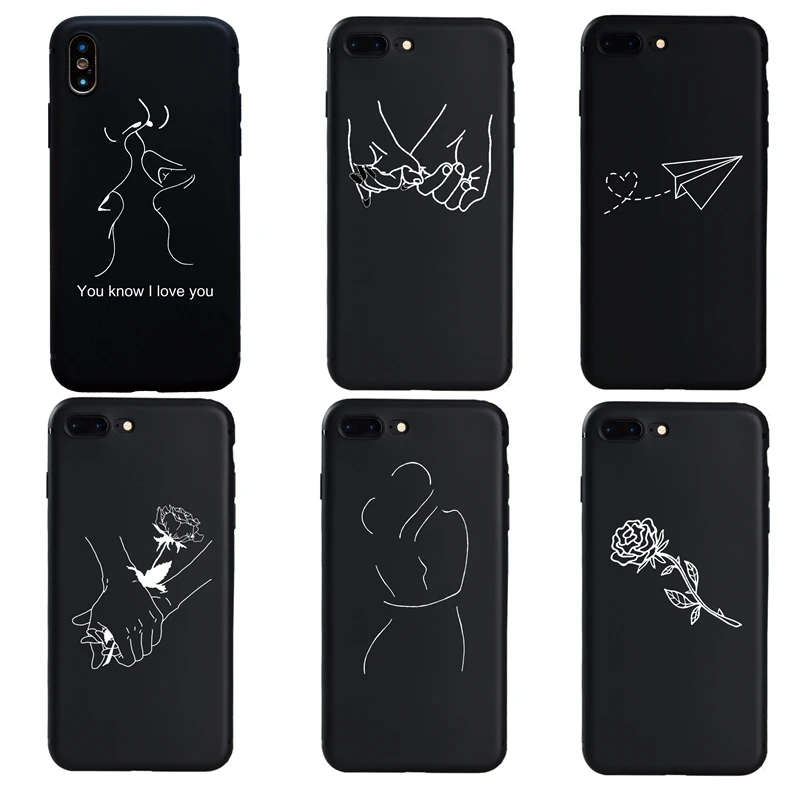 Мягкий силиконовый чехол для iPhone 7 8 Plus 6 6s X XS Max XR 5s|Бамперы| |