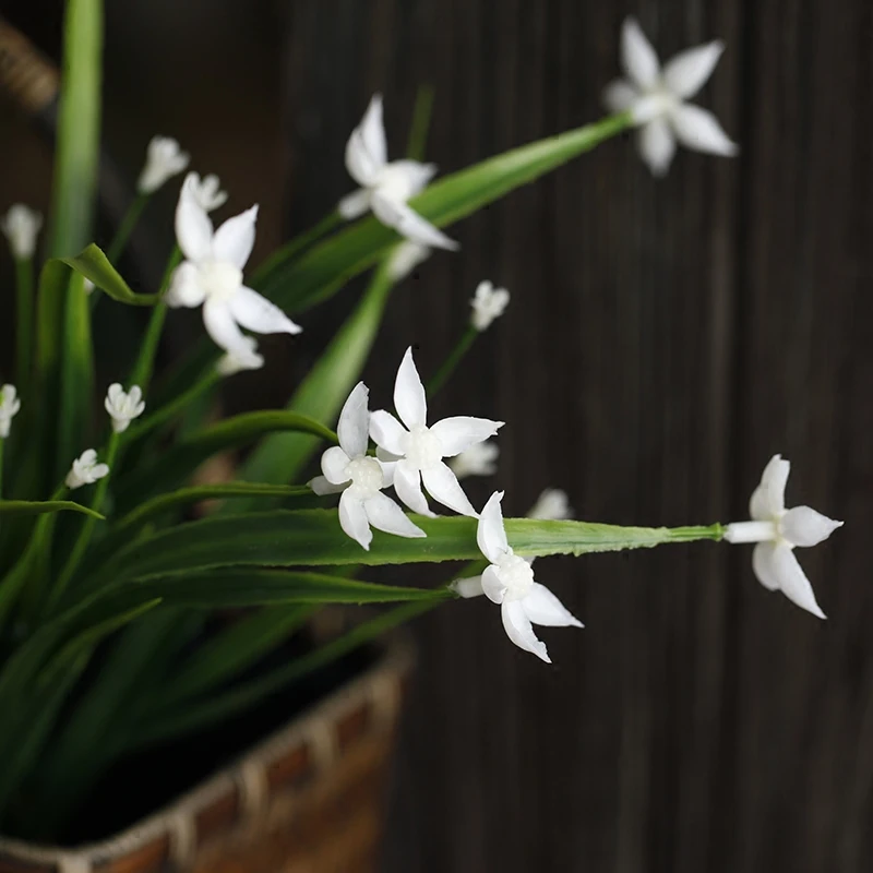 Зеленая трава растения искусственный цветок орхидеи красочные babysbreath букет декоративный цветок