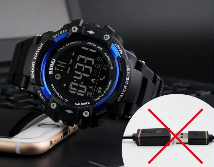 fitness watches for women SKMEI Smart Watch For Apple Android Women Sports Watches Bluetooth Pedometer Camera Smartwatch Waterproof Wristwatches men's water resistant watches