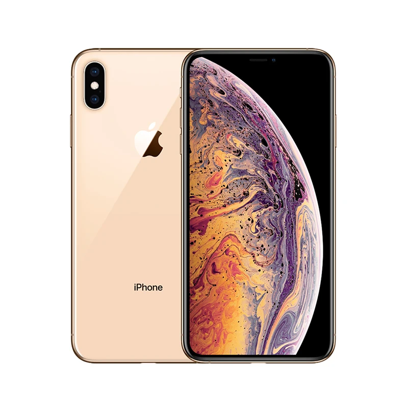 Apple iPhone XS Max | смартфон с двумя sim-картами полностью разблокированный 6,5 дюймовый большой экран 4G Lte Apple смартфон