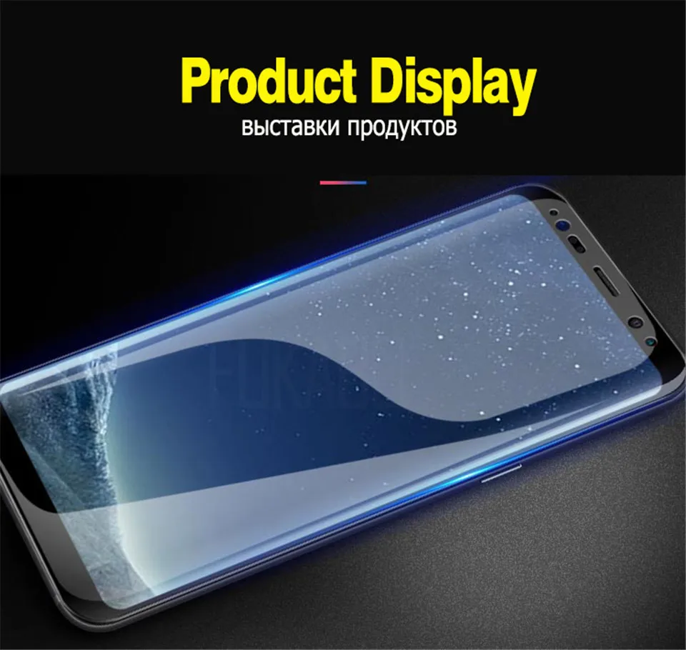 8D полностью изогнутое закаленное стекло для samsung Galaxy S9 S8 Plus A7 A6 A8 S7 edge 6D Защитная пленка для samsung Note 8 9