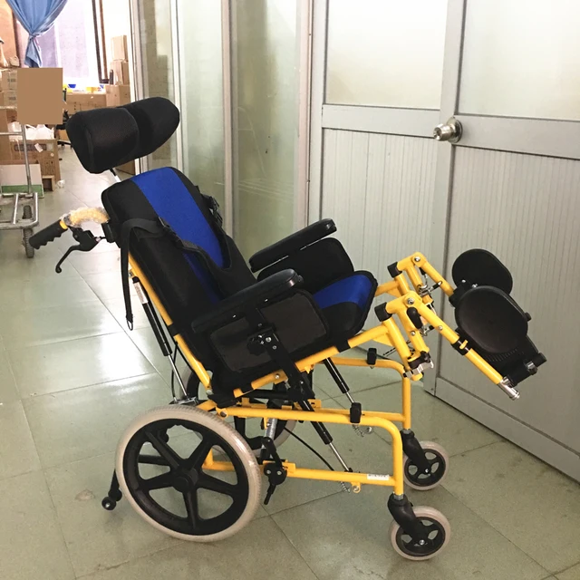 Aluminum Alloy Cerebral Palsy Children Wheelchair Reclining Child
