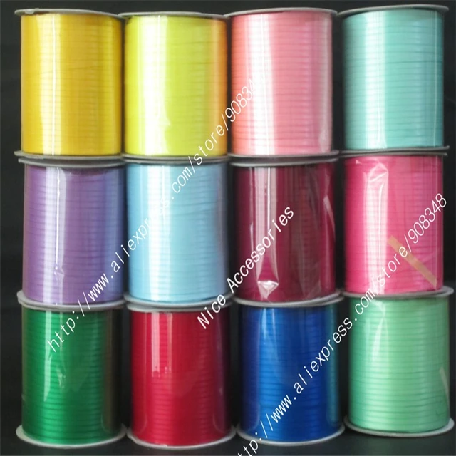 1/8 Inch 3mm Colorful 100% Polyester Double Faced Satin Ribbon