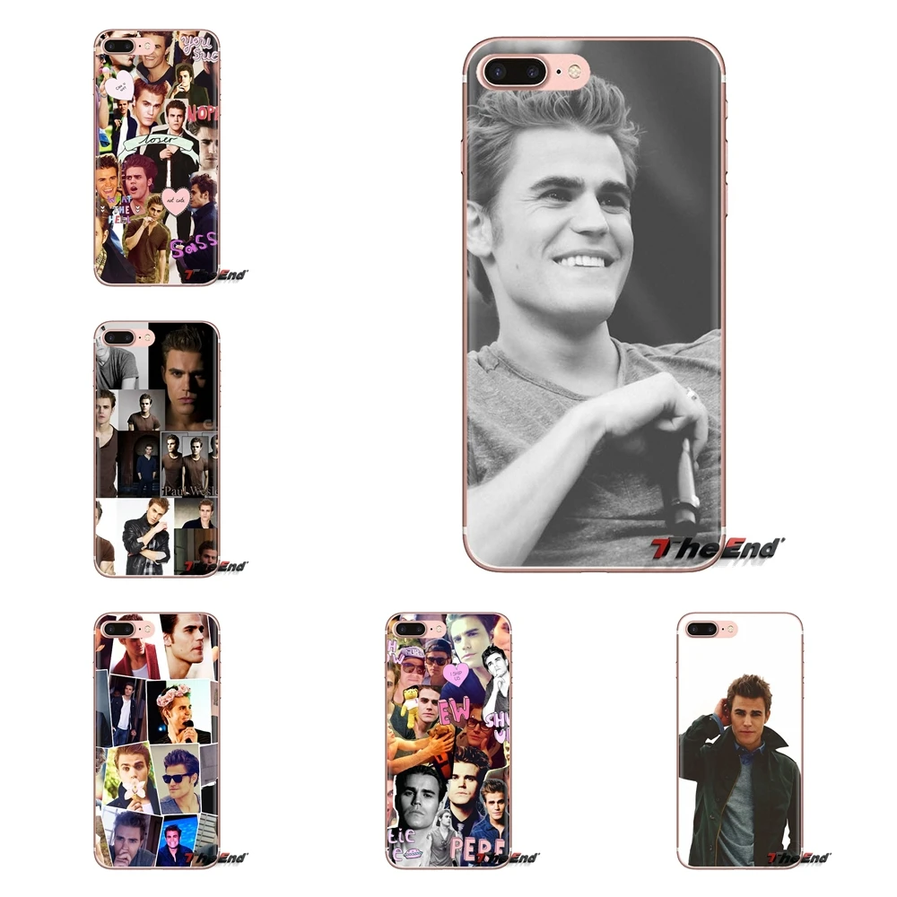 

For Samsung Galaxy J1 J2 J3 J4 J5 J6 J7 J8 Plus 2018 Prime 2015 2016 2017 Phone Bag Case Paul Wesley The Vampire Diaries Collage