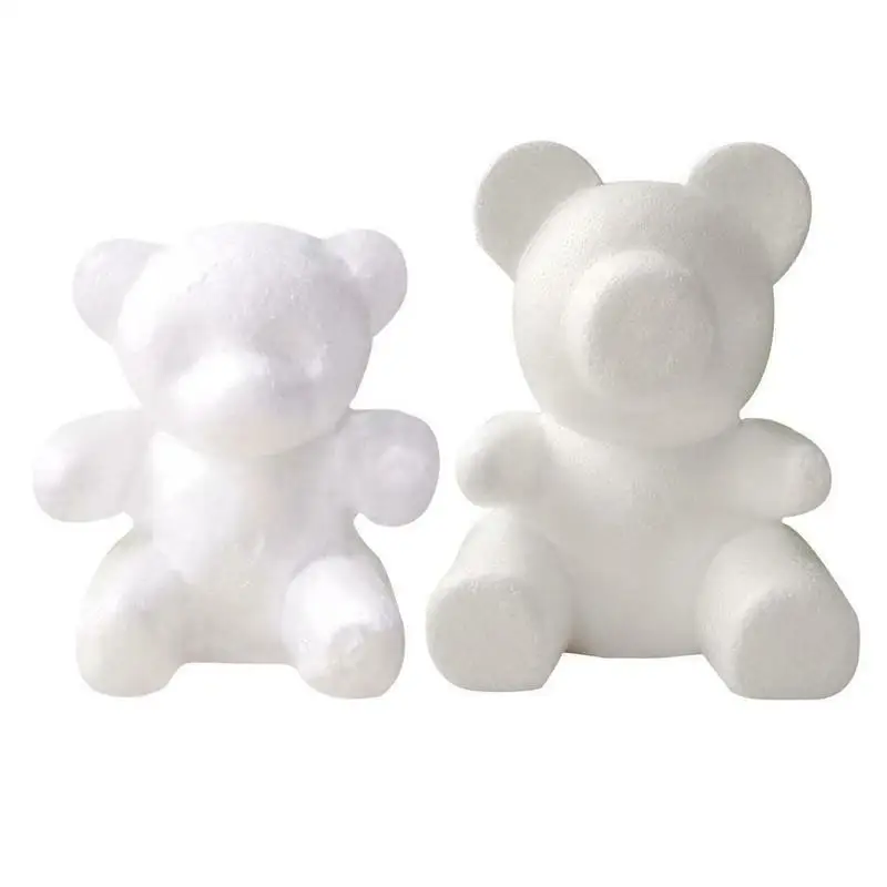 

1 pcs 200mm Modelling Polystyrene Styrofoam Foam bear White Craft Balls For DIY Christmas Party Decoration Supplies Ornaments