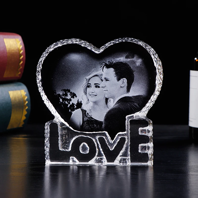 Photo/Picture-Frames-Love-Crystal-Customized-Set Photo-Non-deteriorate-eternity 