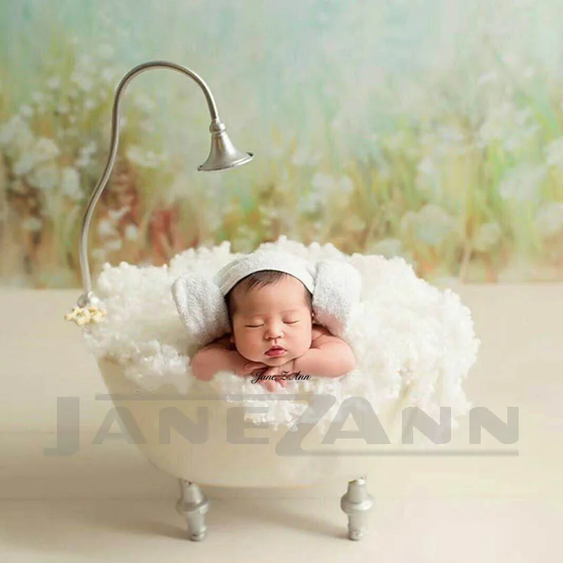 Jane Z Ann реквизит для фотосъемки новорожденных, железная Ванна, Душ, ведро для детской фотосъемки, аксессуары для фотосъемки, студийный реквизит для новорожденных